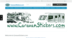 Desktop Screenshot of caravanstickers.com